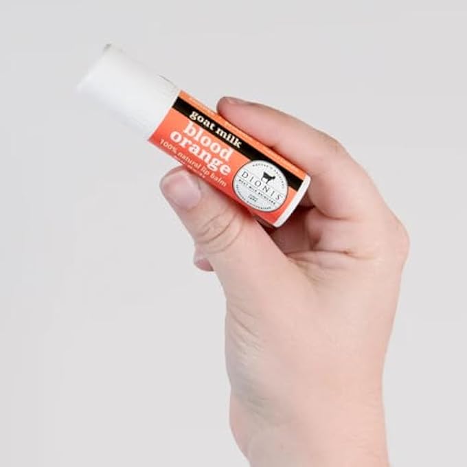 Dionis - GOAT MILK SKINCARE SCENTED LIP BALM - SET OF 6 (0.28 OZ) - MADE IN THE USA - CRUELTY-FREE AND PARABEN-FREE (BLOOD ORANGE) - Image 4